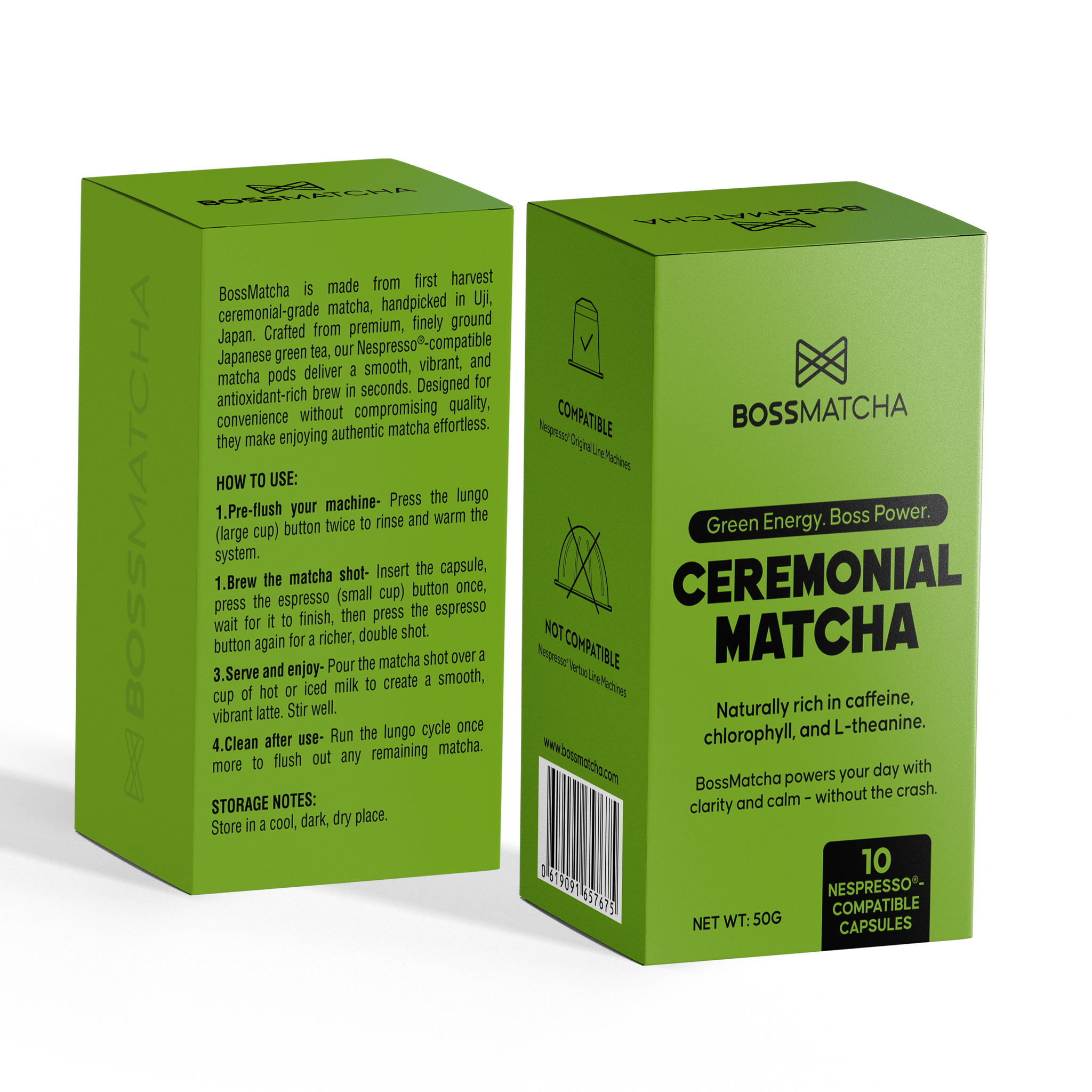 ceremonial matcha pods